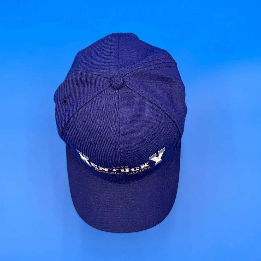 Vintage 1996 Kentucky National Champs‎ Baseball Cap Blue Adjustable Adult OSFM